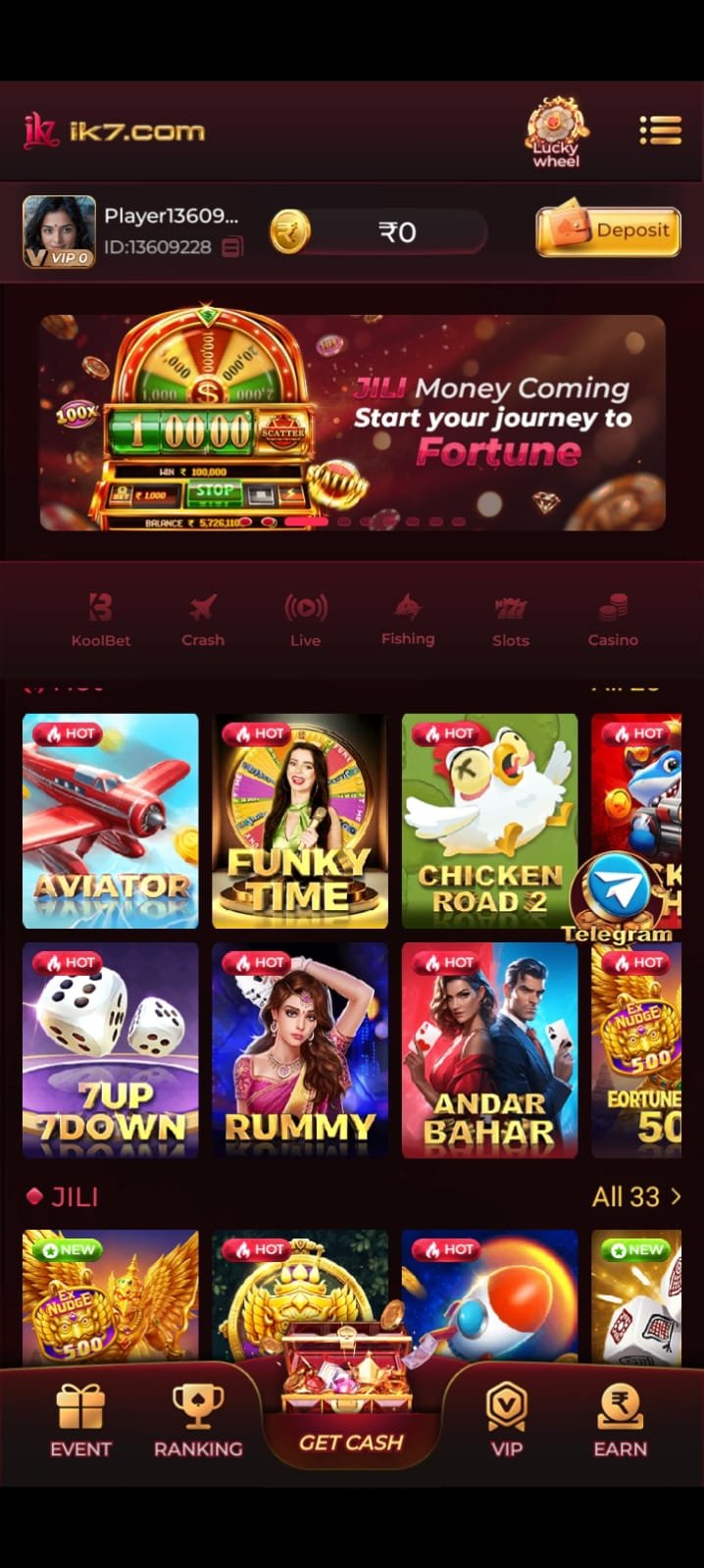 IK7 Game APK and App Download with Login Registration and Bonus